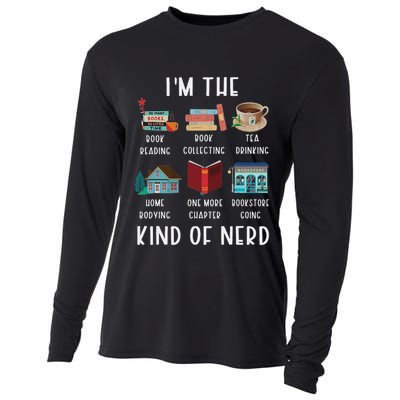 I'm The Kind Of Nerd Funny Book Reading Cooling Performance Long Sleeve Crew