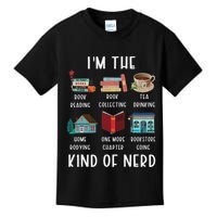 I'm The Kind Of Nerd Funny Book Reading Kids T-Shirt