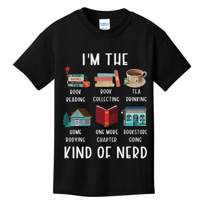 I'm The Kind Of Nerd Funny Book Reading Kids T-Shirt