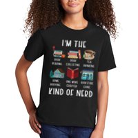 I'm The Kind Of Nerd Funny Book Reading Kids T-Shirt