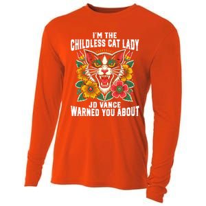 IM The Less Cat Lady Jd Vance Warned You About Cute Gift Cooling Performance Long Sleeve Crew