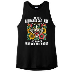 IM The Less Cat Lady Jd Vance Warned You About Cute Gift Ladies PosiCharge Tri-Blend Wicking Tank