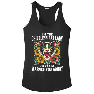 IM The Less Cat Lady Jd Vance Warned You About Cute Gift Ladies PosiCharge Competitor Racerback Tank