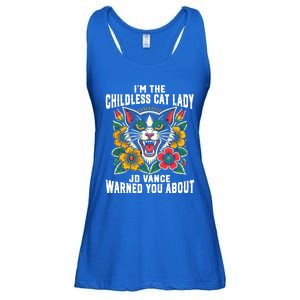 IM The Less Cat Lady Jd Vance Warned You About Cute Gift Ladies Essential Flowy Tank