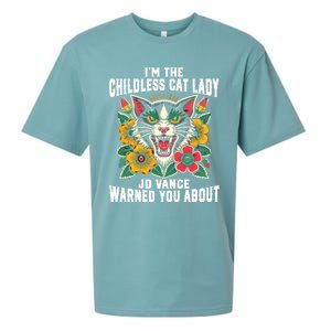 IM The Less Cat Lady Jd Vance Warned You About Cute Gift Sueded Cloud Jersey T-Shirt