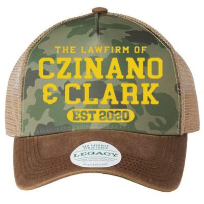 Iowa The Lawfirm Of Czinado Clark Black Legacy Tie Dye Trucker Hat