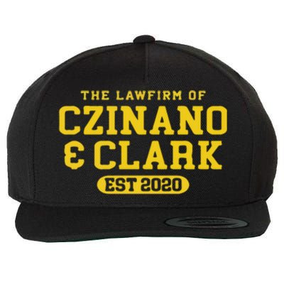 Iowa The Lawfirm Of Czinado Clark Black Wool Snapback Cap