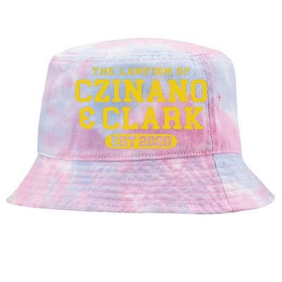 Iowa The Lawfirm Of Czinado Clark Black Tie-Dyed Bucket Hat