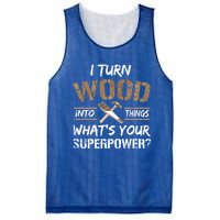 I Turn Lumber Into Things Gift Cool Gift Carpenter Woodworking Great Gift Mesh Reversible Basketball Jersey Tank