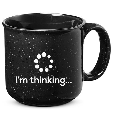 Im Thinking Loading Processing Buffering Humor Fun 15oz Campfire Ceramic Mug
