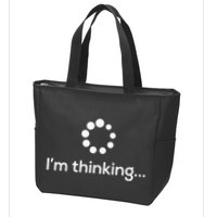 Im Thinking Loading Processing Buffering Humor Fun Zip Tote Bag