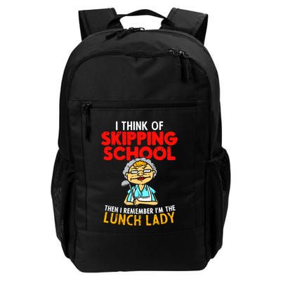 Im The Lunch Lady School Caterer Cafeteria Chef Cook Daily Commute Backpack