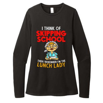 Im The Lunch Lady School Caterer Cafeteria Chef Cook Womens CVC Long Sleeve Shirt