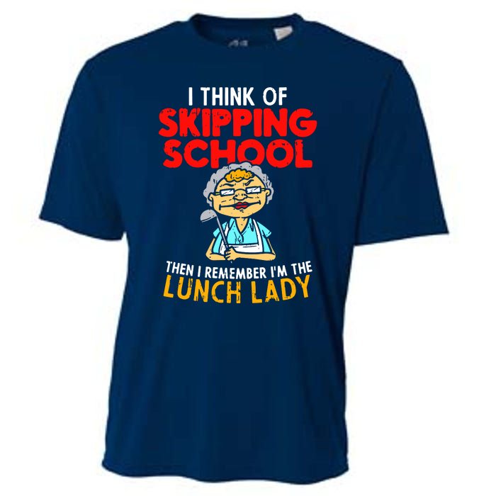 Im The Lunch Lady School Caterer Cafeteria Chef Cook Cooling Performance Crew T-Shirt