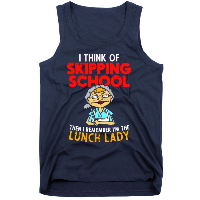 Im The Lunch Lady School Caterer Cafeteria Chef Cook Tank Top