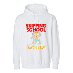 Im The Lunch Lady School Caterer Cafeteria Chef Cook Garment-Dyed Fleece Hoodie