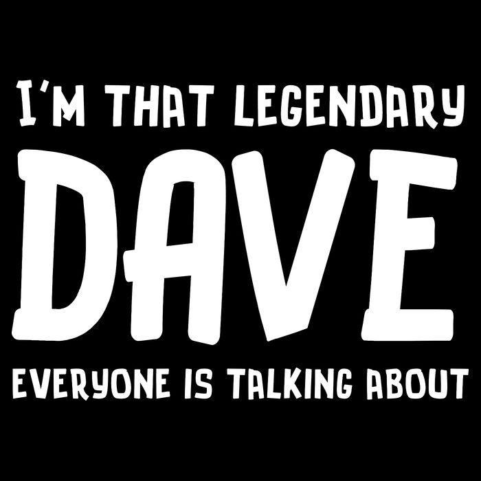 Im That Legendary Dave Everyone Is Talking About. Impact Tech Backpack