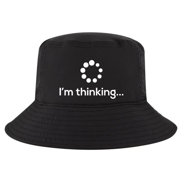 IM Thinking Loading Processing Buffering Humor Fun Cool Comfort Performance Bucket Hat