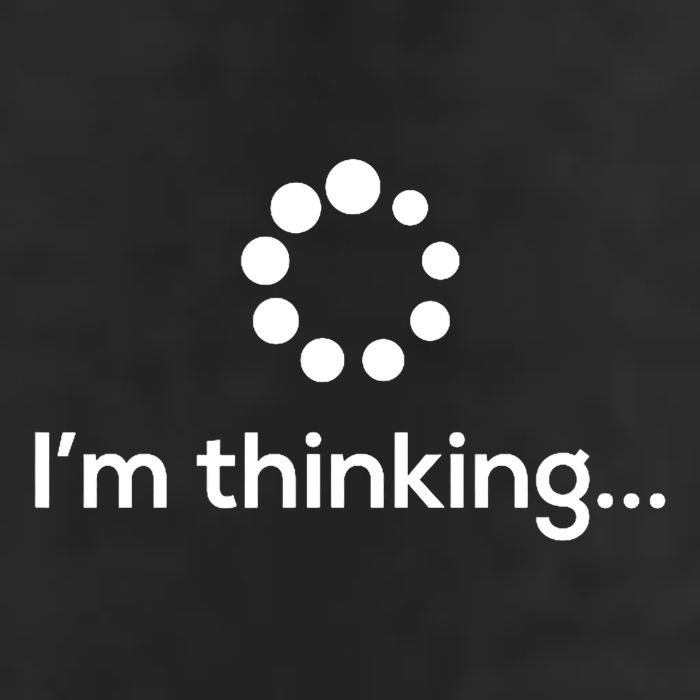 IM Thinking Loading Processing Buffering Humor Fun Cool Comfort Performance Bucket Hat