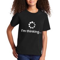 IM Thinking Loading Processing Buffering Humor Fun Kids T-Shirt