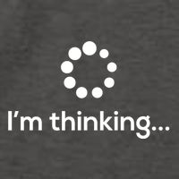 IM Thinking Loading Processing Buffering Humor Fun Vector Backpack