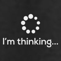IM Thinking Loading Processing Buffering Humor Fun Cool Comfort Performance Bucket Hat