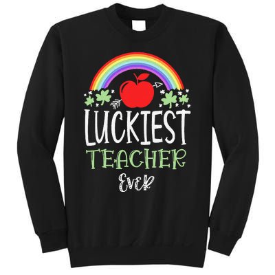 Irish Teacher Luckiest Teacher Ever St Patricks Day School Sweatshirt