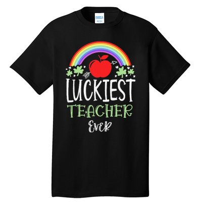 Irish Teacher Luckiest Teacher Ever St Patricks Day School Tall T-Shirt