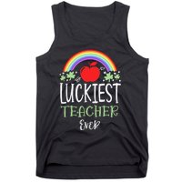 Irish Teacher Luckiest Teacher Ever St Patricks Day School Tank Top