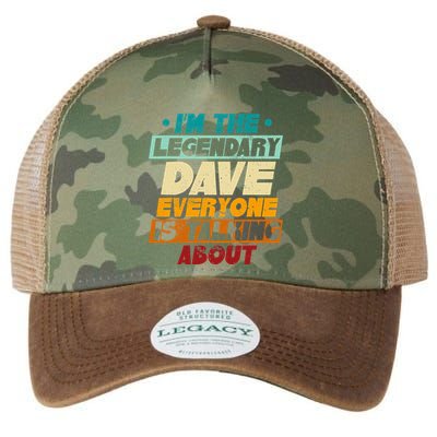 IM The Legendary Dave Legacy Tie Dye Trucker Hat