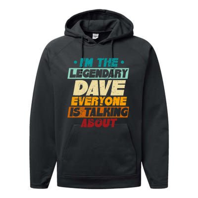 IM The Legendary Dave Performance Fleece Hoodie