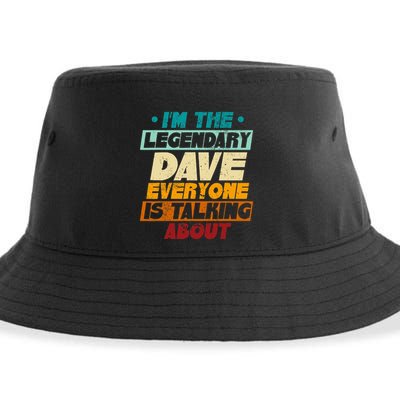 IM The Legendary Dave Sustainable Bucket Hat
