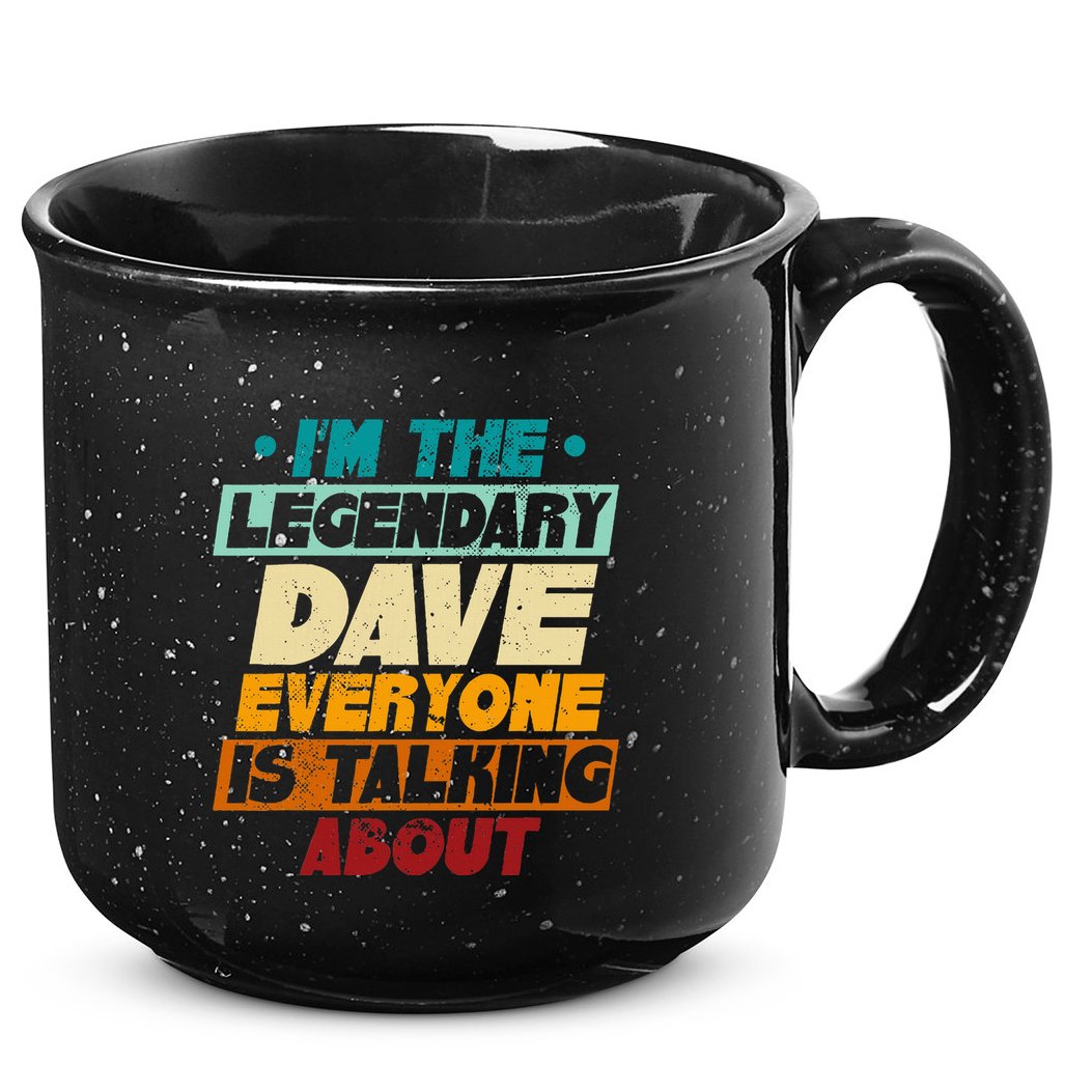 IM The Legendary Dave 15oz Campfire Ceramic Mug