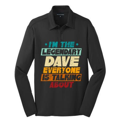 IM The Legendary Dave Silk Touch Performance Long Sleeve Polo