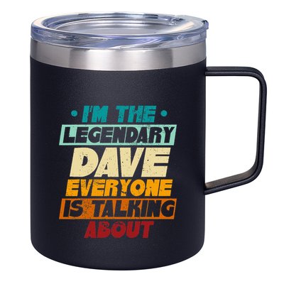 IM The Legendary Dave 12oz Stainless Steel Coffee Mug