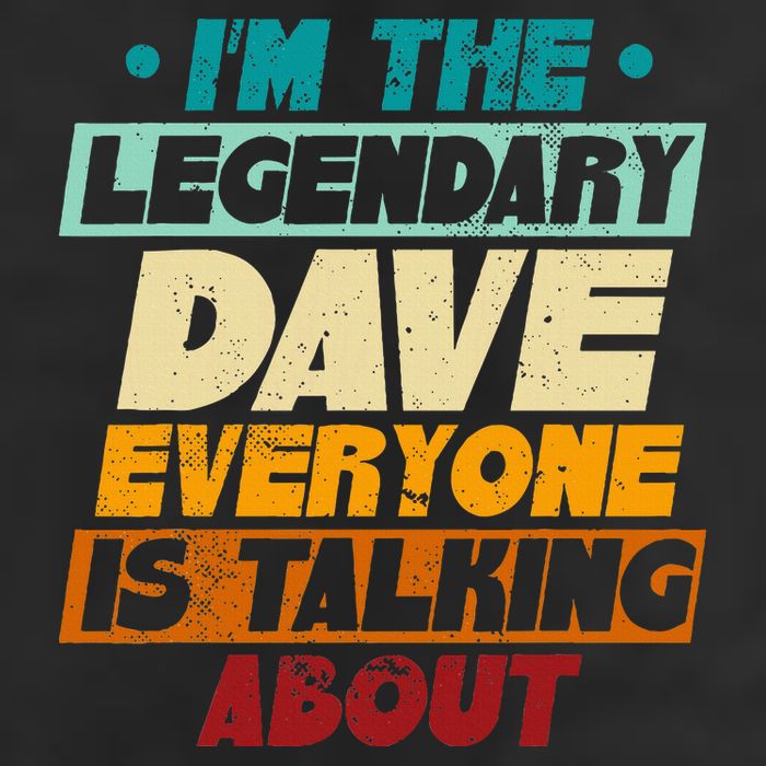 IM The Legendary Dave Golf Towel