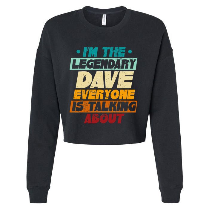 IM The Legendary Dave Cropped Pullover Crew
