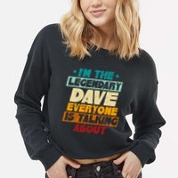 IM The Legendary Dave Cropped Pullover Crew