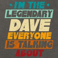 IM The Legendary Dave Cotton Canvas Backpack