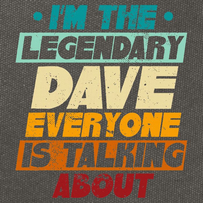 IM The Legendary Dave Cotton Canvas Backpack