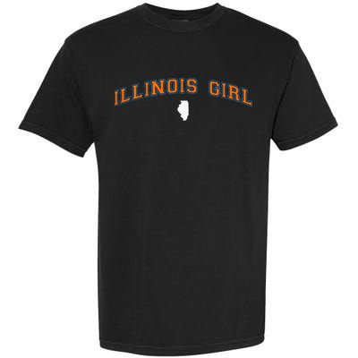 Illinois The Land Of Lincoln Garment-Dyed Heavyweight T-Shirt