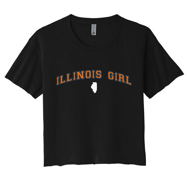 Illinois The Land Of Lincoln Crop Top