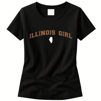 Illinois The Land Of Lincoln Womens T-Shirt