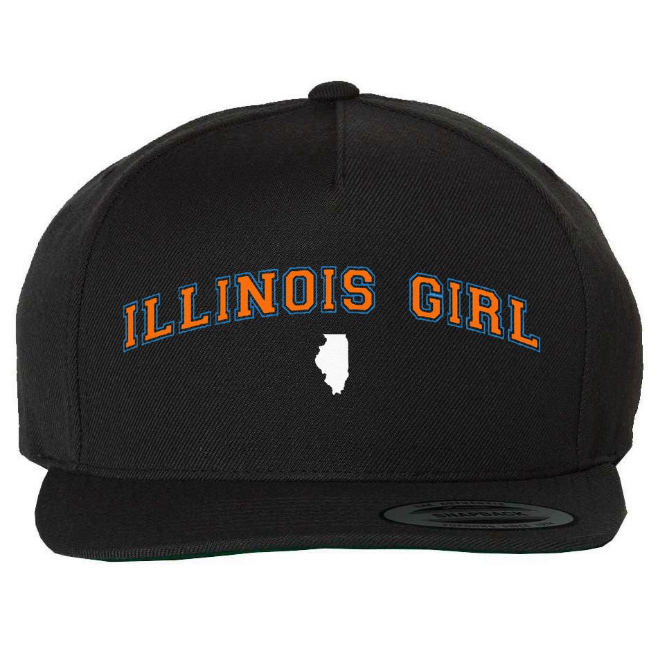 Illinois The Land Of Lincoln Wool Snapback Cap
