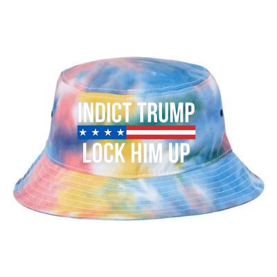 Indict Trump Lock Him Up Tie Dye Newport Bucket Hat