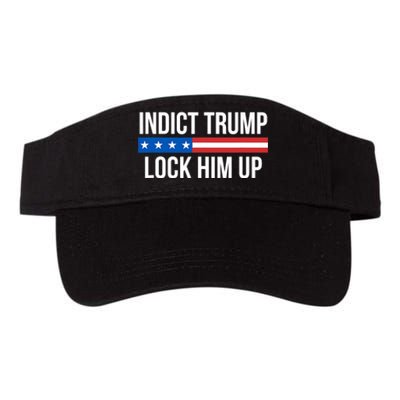 Indict Trump Lock Him Up Valucap Bio-Washed Visor