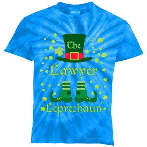 I'm The Lawyer Leprechaun Group Matching St Patricks Day Funny Gift Kids Tie-Dye T-Shirt