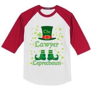 I'm The Lawyer Leprechaun Group Matching St Patricks Day Funny Gift Kids Colorblock Raglan Jersey