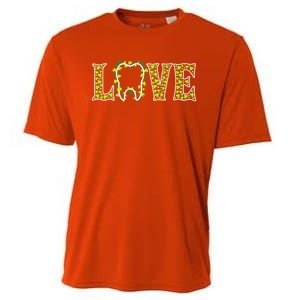 Irish Tooth Love Shamrock Dentist St Patricks Day Adult Cute Gift Cooling Performance Crew T-Shirt