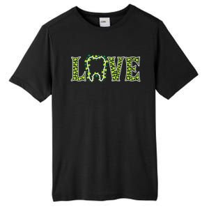 Irish Tooth Love Shamrock Dentist St Patricks Day Adult Cute Gift Tall Fusion ChromaSoft Performance T-Shirt